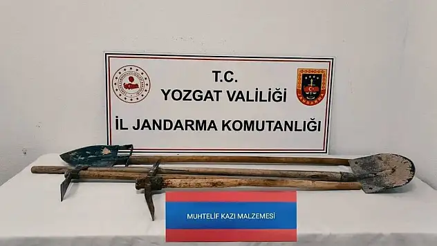 Kaçak kazı yapanlara suçüstü