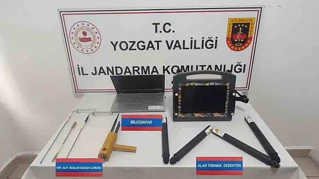 Kaçak kazı yapanlar suçüstü yakalandı!