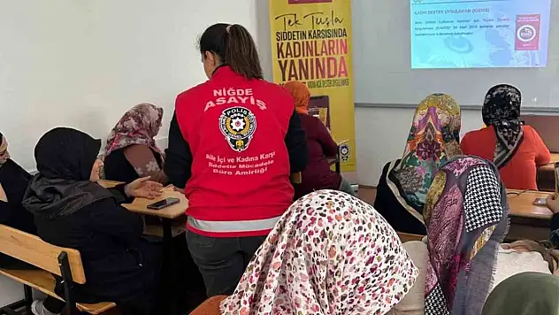 Kadın personele 'KADES' eğitimi