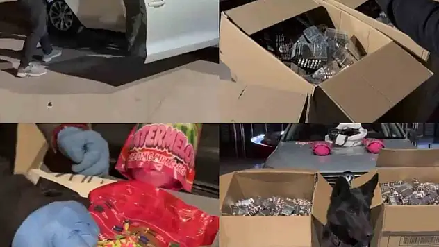 20 milyon TL'lik uyuşturucu ele geçirildi!