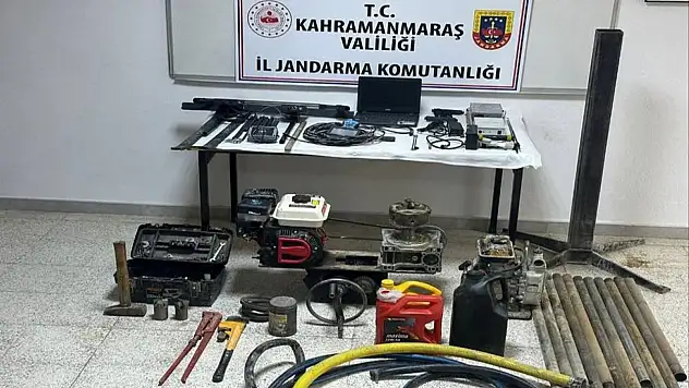 'Hazine' hayalleri yarım kaldı: Define avcıları yakayı ele verdi
