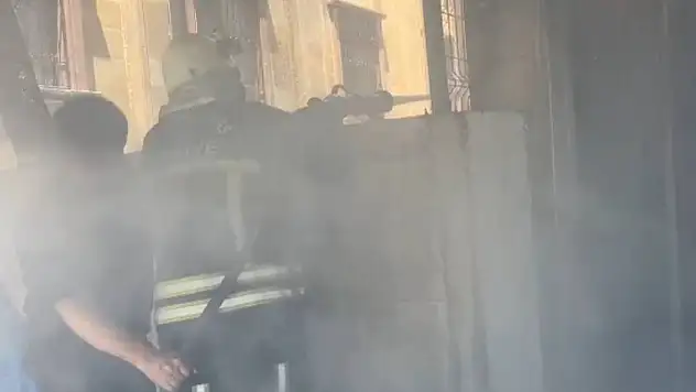 Kahramanmaraş'ta depo yangın