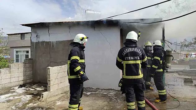 Kahramanmaraş'ta ikamet yangını