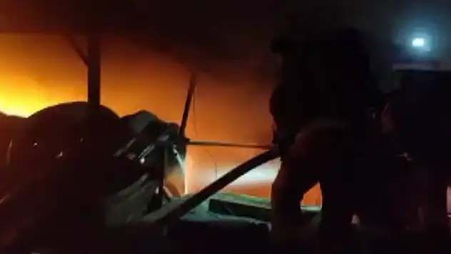 Küçük Sanayi Sitesi'nde yangın