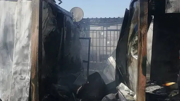 Konteyner kentte yangın