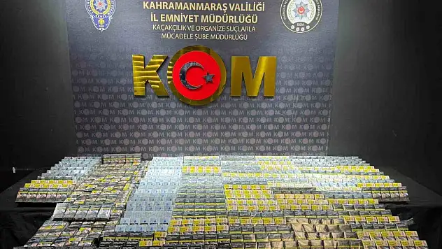 Kahramanmaraş'ta narkotik operasyonu!