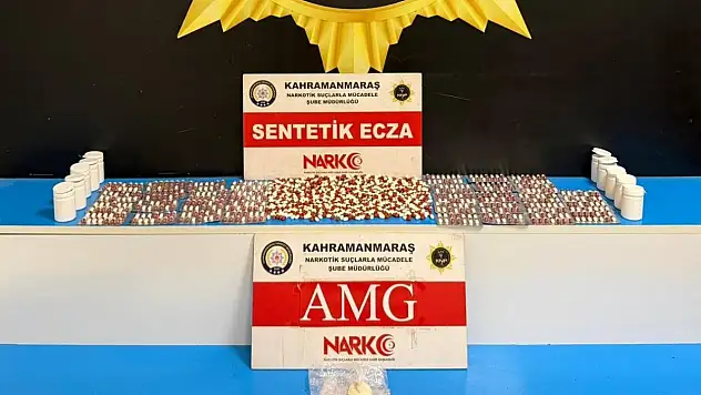Binlerce sentetik hap ve kannabinoid ele geçirildi