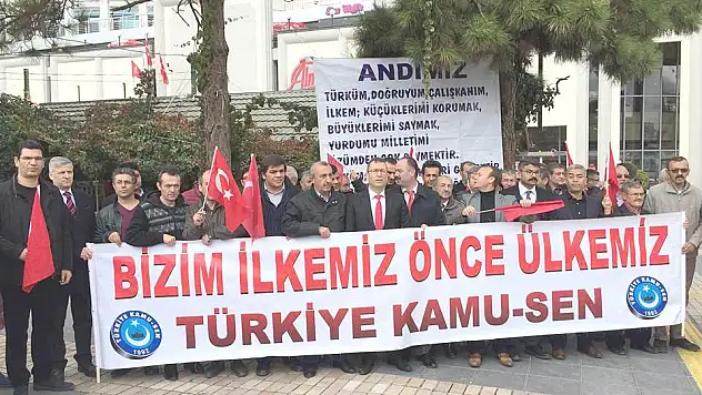 Kamu-Sen'den Andımız eylemi
