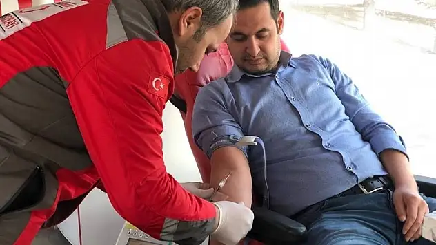 Kan Bağışı kampanyasına büyük ilgi