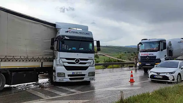 Karşı şeridin boş olması tehlikeyi önledi