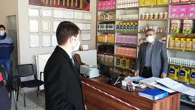 Kaymakam'dan koronavirüs denetimi