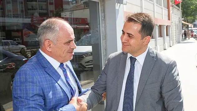 Kaymakam Çığ'dan Başkan Öztürk'e veda ziyareti