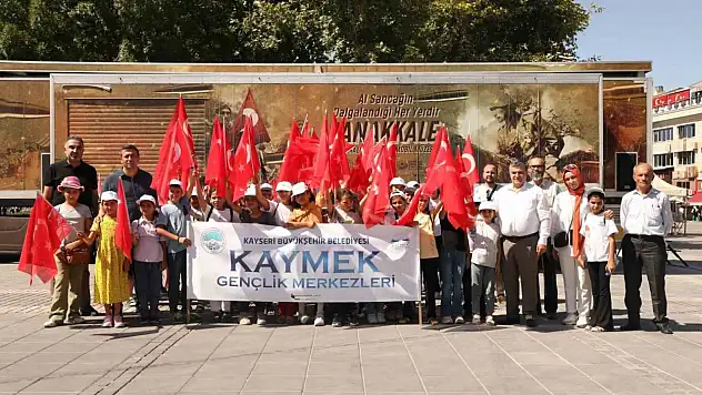 KAYMEK'in öğrencileri Çanakkale ruhunu yaşadı