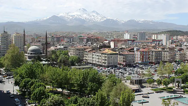 Kayseri 12'nci oldu...