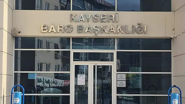 Kayseri Barosu'ndan peş peşe yaşanan saldırılara sert tepki!