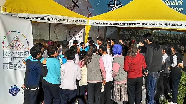Kayseri Bilim Merkezi Gaziantep'te de ilgi odağı oldu