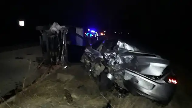 Kayseri-Boğazlıyan yolunda feci kaza!