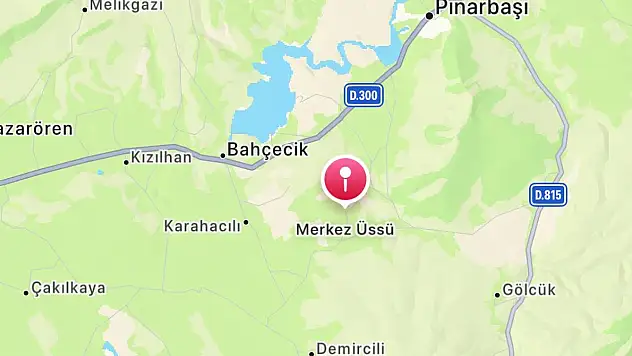 Kayseri bu sabah da sallandı! Pınarbaşı'da bir deprem daha