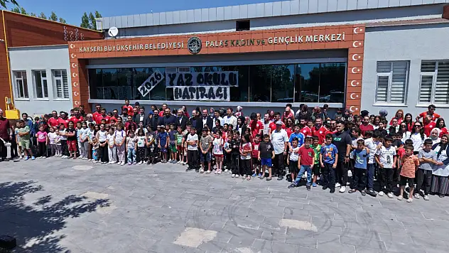 Kayseri Büyükşehir'in Yaz Spor Okulları Sarıoğlan'da final yaptı