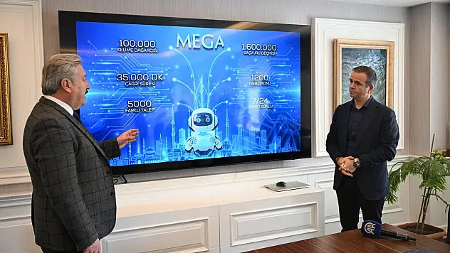 Kayseri'de 1 ay önce devreye giren uygulama dikkat çekti! Bir ayda 55 dakika konuşuldu