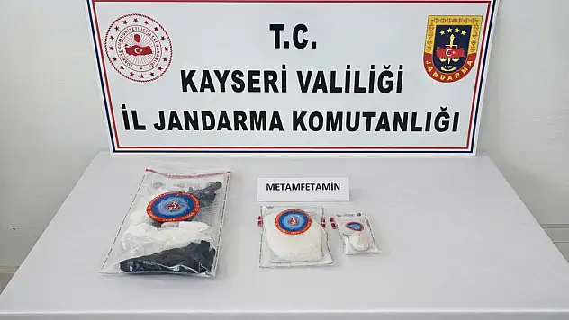 Kayseri'de 1 kilo 7 gram ele geçirildi!