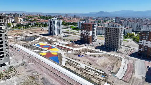 Kayseri'de 20 bin metrekarelik parkta sona gelindi