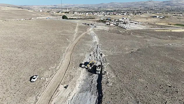 Kayseri'de 22 mahalle Ankara yoluna bağlanıyor