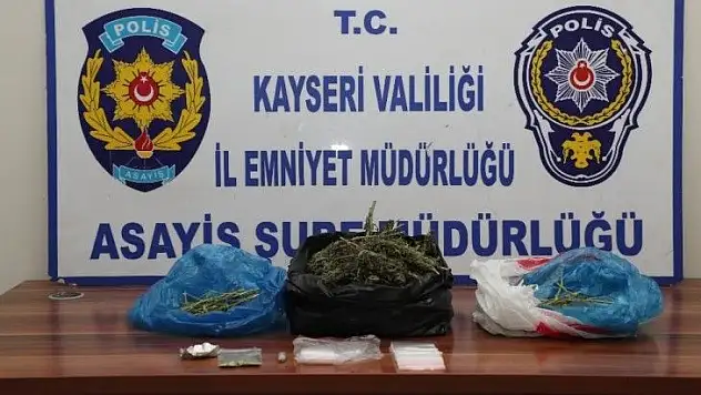 Kayseri'de 24 adrese eş zamanlı operasyon