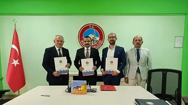 Kayseri'de 500 bin TL'lik hibe projesi için imzalar atıldı!