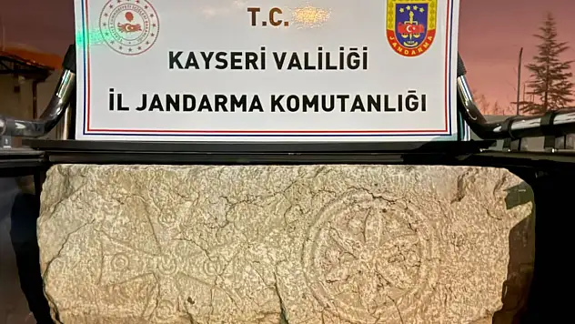 Kayseri'de 6. yüzyıla ait tarihi eser ele geçirildi
