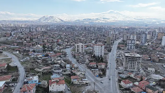 Kayseri'de 65 hektarlık alan baştan sona değişecek