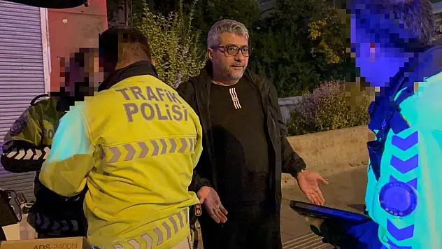 Kayseri'de alkollü araç kullanan sürücü polisleri suçladı! Ehliyetine iki yıl el konuldu