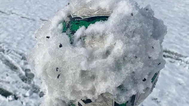 Kayseri'de amatör maçlara kar molası