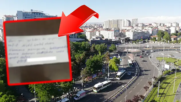 Kayseri'de eski Müdürün aracına çarpıp, gidenlerin bıraktığı not dikkat çekti!
