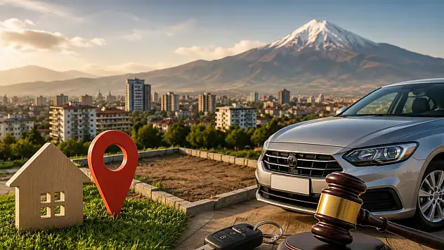 Kayseri'de arsa ve araç alacaklara müjde! Onlarcası Hazine'den satılacak