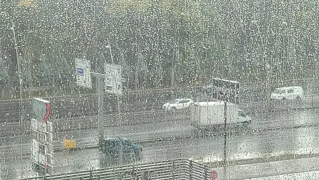 Kayseri'de beklenen yağış etkili oldu