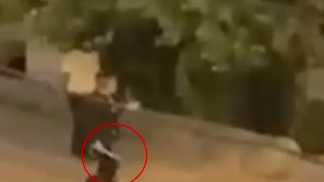 Kayseri'de bıçaklı kavgada ölen şahsın son görüntüleri ortaya çıktı