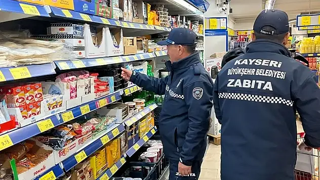 Kayseri'de bin 522 denetim gerçekleştirdi!