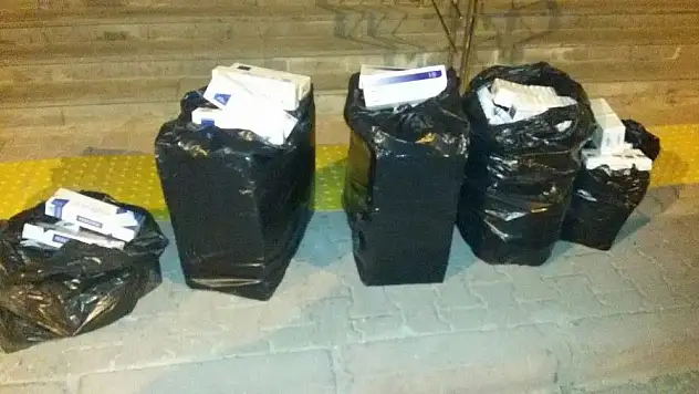 Gümrük kaçağı sigara ele geçirildi