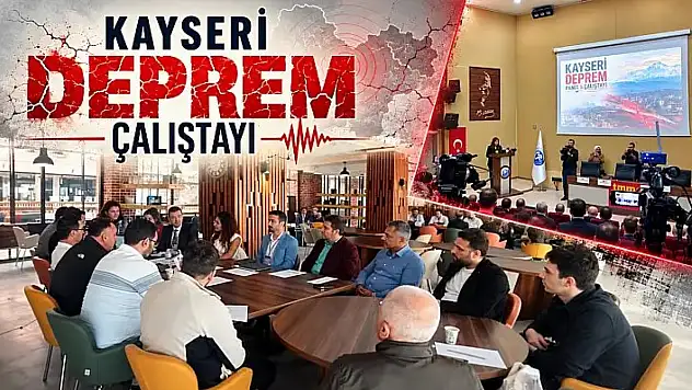 Kayseri'de binalar, fay hatları masada! Deprem çalıştayı başladı