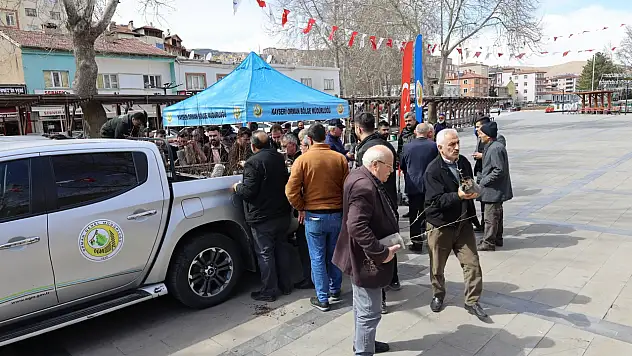 Kayseri'de binlerce adet ücretsiz dağıtıldı