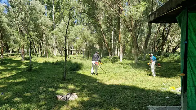 Kayseri'de binlerce kişiyi buluşturacak şenlik öncesi hummalı çalışma