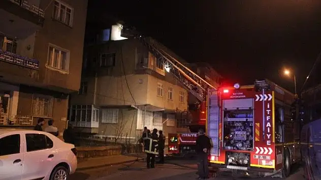 Yangında büyük panik yaşandı