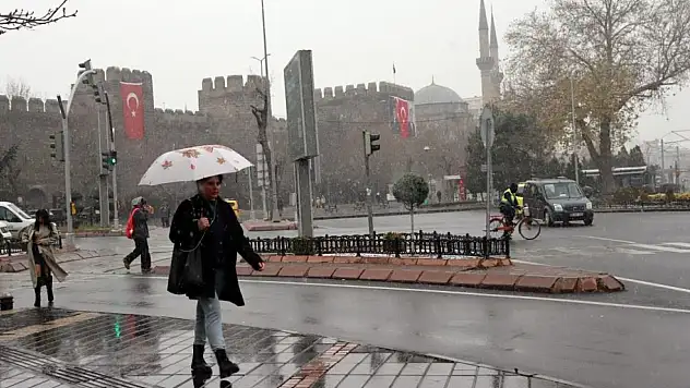 Kayseri'de bugün sağanak yağmur yağacak