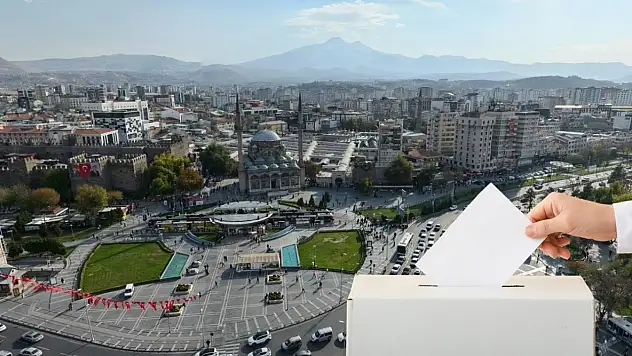 Kayseri'de bugün seçim var!
