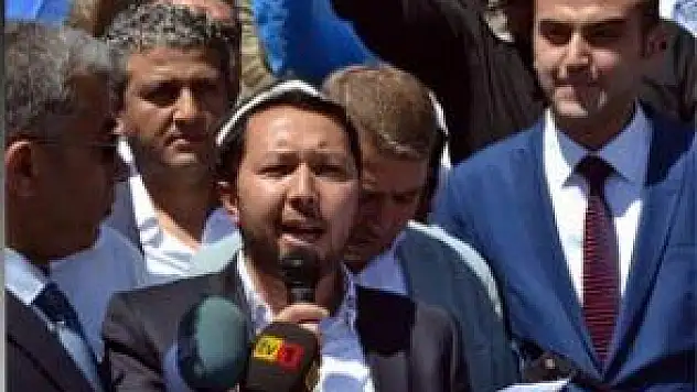 KAYSERİ'DE ÇİN ZULMÜNE KINAMA