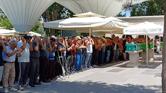 Kayseri'de cinayete kurban giden şahıs toprağa verildi