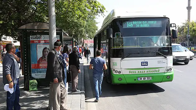 Kayseri'de bugün ulaşıma ne kadar zam gelecek? İşte yeni bilet ücretleri