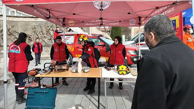 Kayseri'de deprem haftası etkinliği