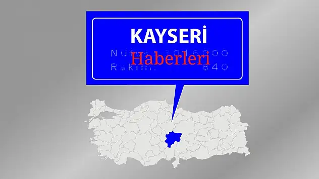 Kayseri'de dolu yağdı